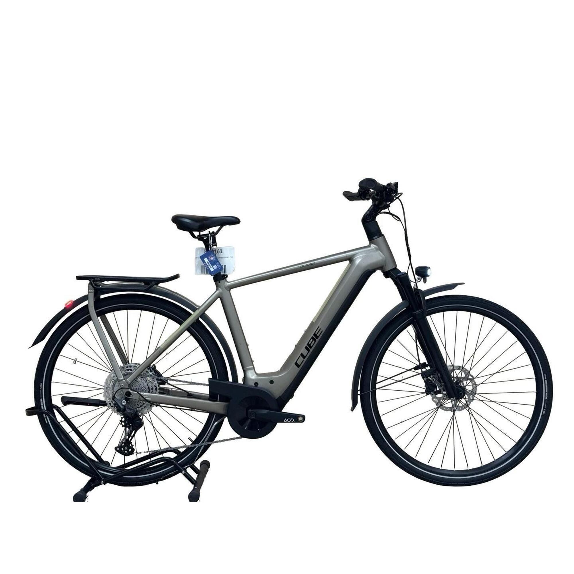 Cube - Reconditionné - Vélo Électrique Cube Kathmandu Hybrid Pro 750 Shimao- Comme Neuf - Vélo Ville - Gris|noir - 54 Cm - Decathlon