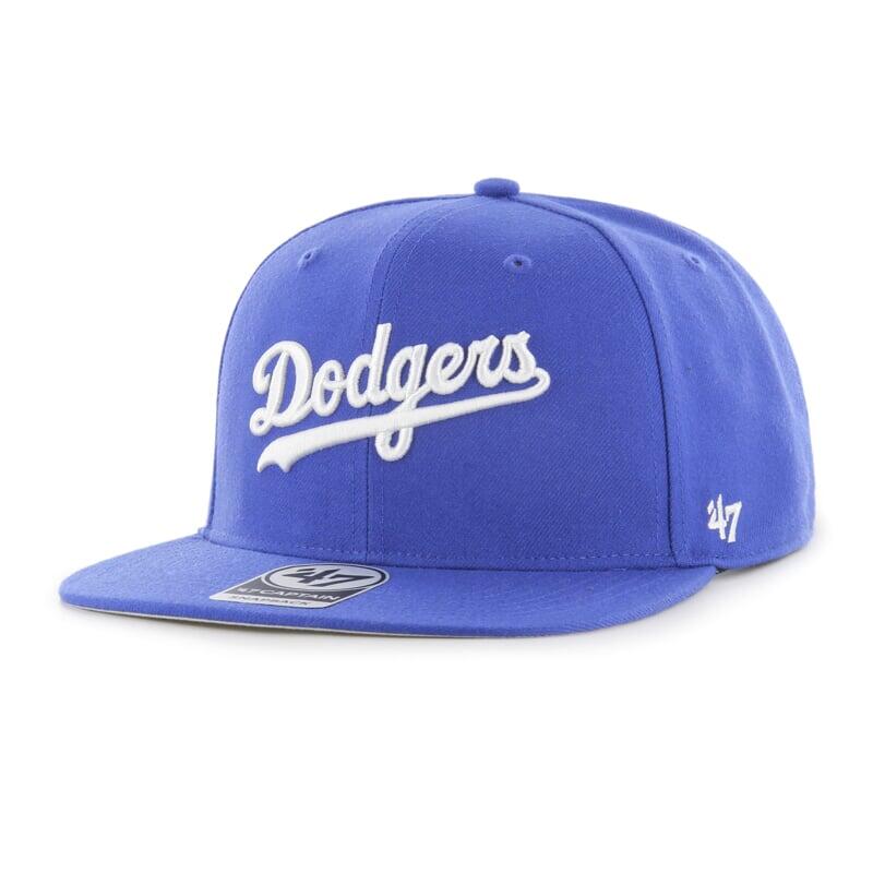47 BRAND Kšiltovka MLB Los Angeles Dodgers No Shot Script Under ’47 CAPTAIN