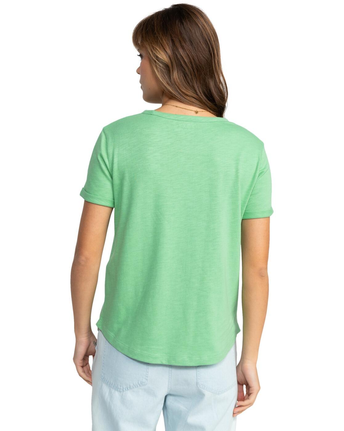 T-Shirt à manches courtes SATURDAZE Vert Femme 2/4
