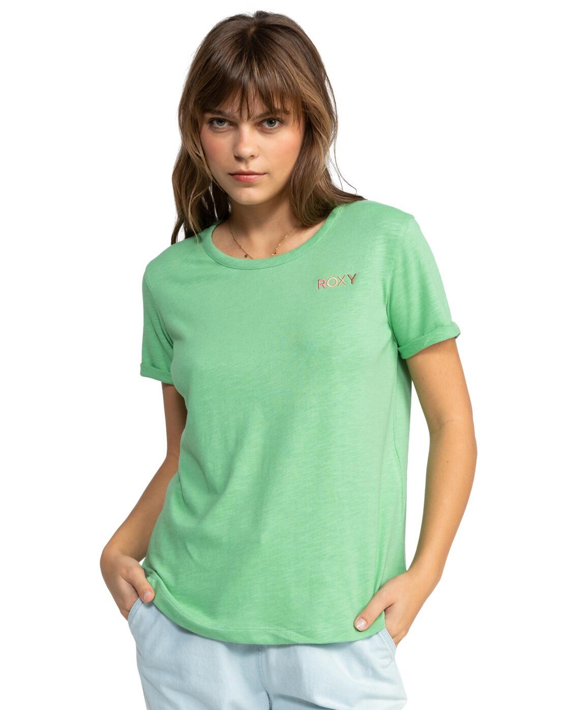 T-Shirt à manches courtes SATURDAZE Vert Femme
