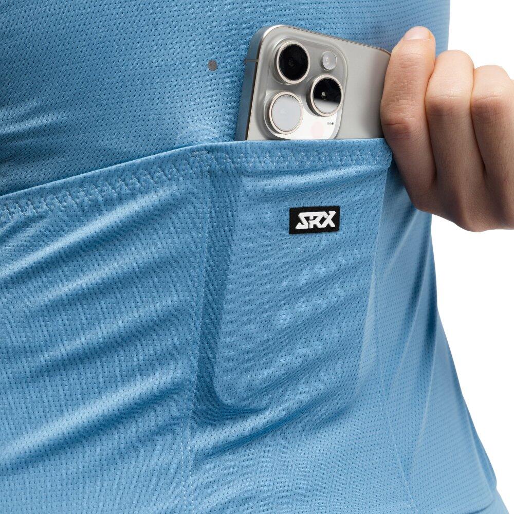 Maillot vélo ultraléger femme Cyclisme SRX Baldy-W Bleu 5/7