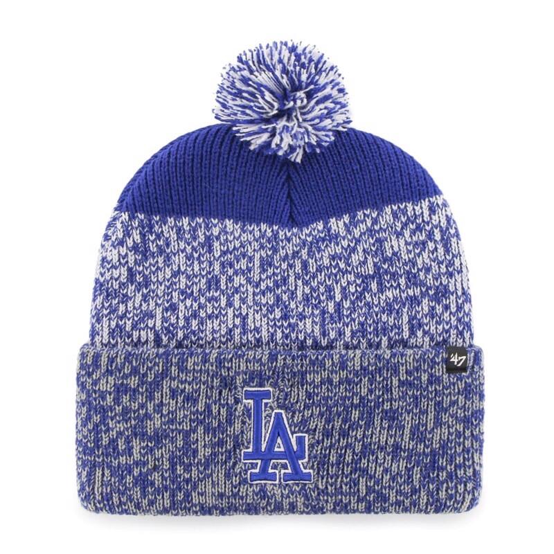 47 BRAND Pletená zimní čepice MLB Los Angeles Dodgers Static '47 CUFF KNIT