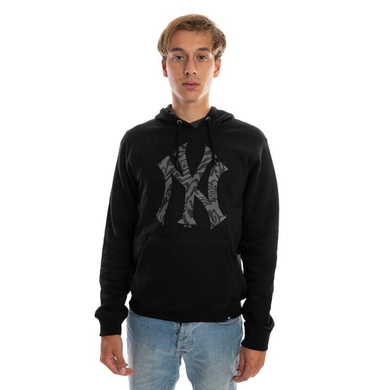 47 BRAND Mikina MLB New York Yankees Tremor Camo Pop 47 BURNSIDE Hood
