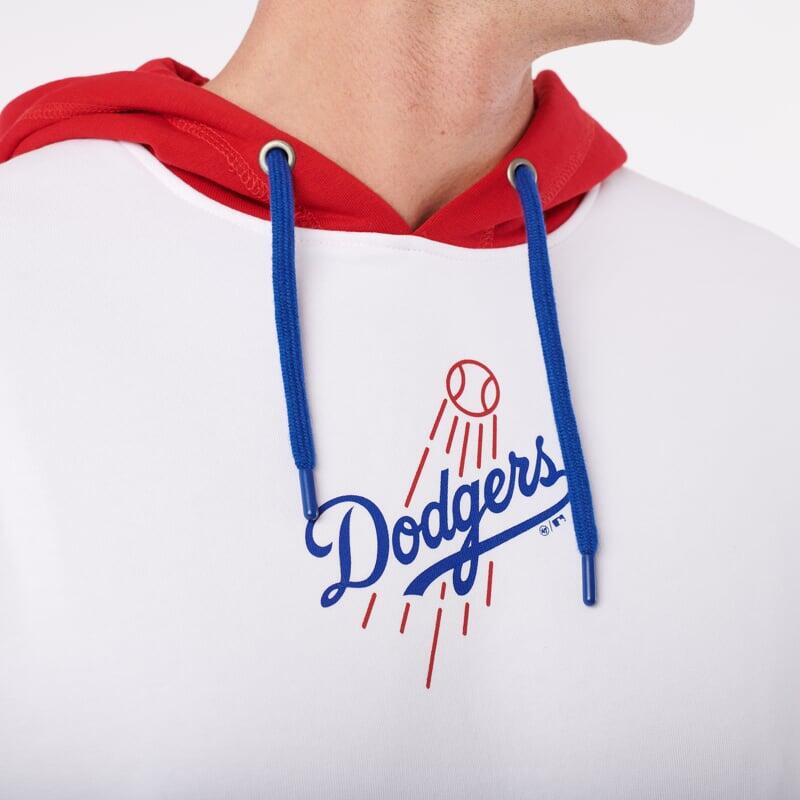 Mikina MLB Los Angeles Dodgers Top Cut ’47 HELIX Pullover Hood