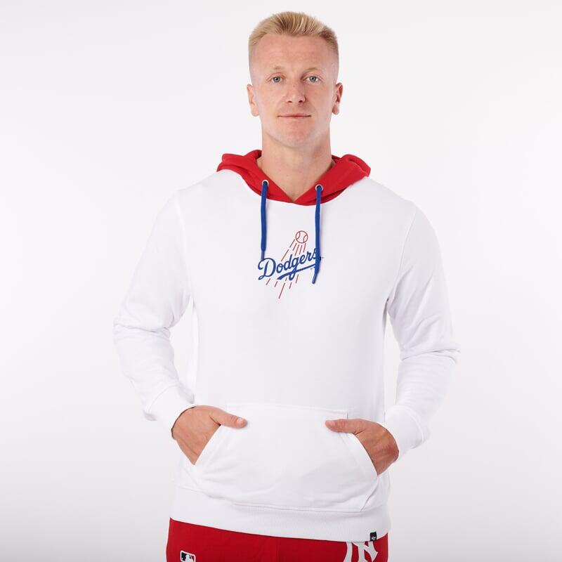 47 BRAND Mikina MLB Los Angeles Dodgers Top Cut ’47 HELIX Pullover Hood