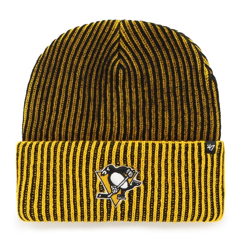47 BRAND Pletená zimní čepice NHL Pittsburgh Penguins Cold Snap ’47 CUFF KNIT