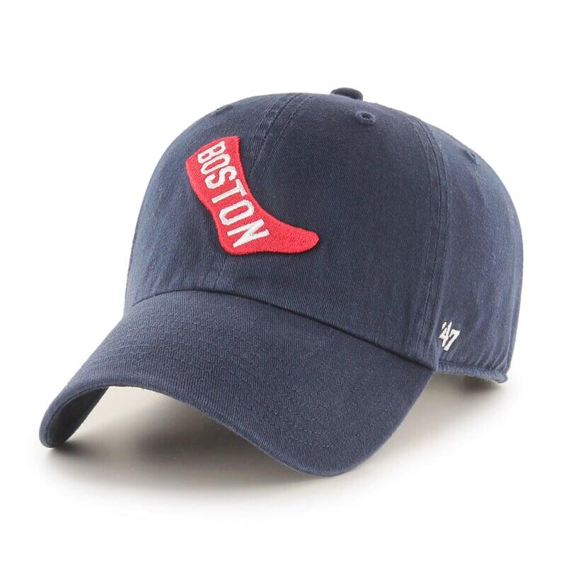 47 BRAND Kšiltovka MLB Boston Red Sox '47 CLEAN UP w/ No Loop Label