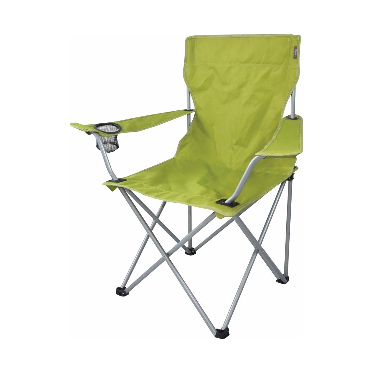 BAYASUN Fauteuil de camping Campéo Pliant en Toile Camping Car Vert 1/5
