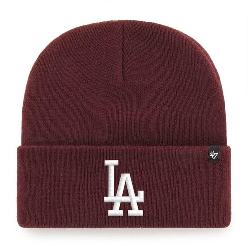 47 BRAND Pletená zimní čepice MLB Los Angeles Dodgers Haymaker '47 CUFF KNIT