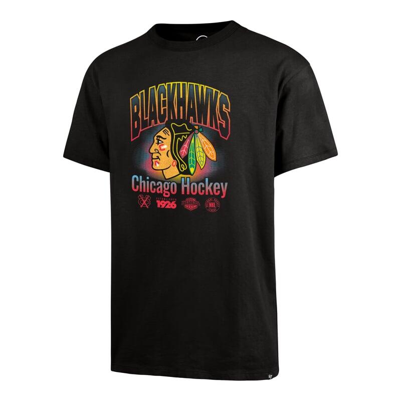 Tričko NHL Chicago Blackhawks Graphic ’47 Drop Shoulder Tee 1/2