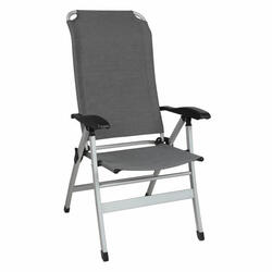 BAYASUN Fauteuil aluminium Confort Maxi Gris idéal Camping car
