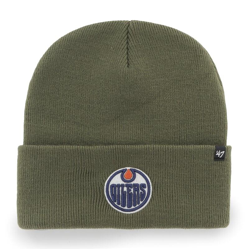 47 BRAND Pletená zimní čepice NHL Edmonton Oilers Haymaker ’47 CUFF KNIT