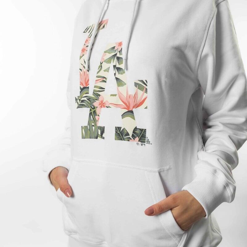 Mikina MLB Los Angeles Dodgers Coastal Floral Pop ’47 HELIX Hood