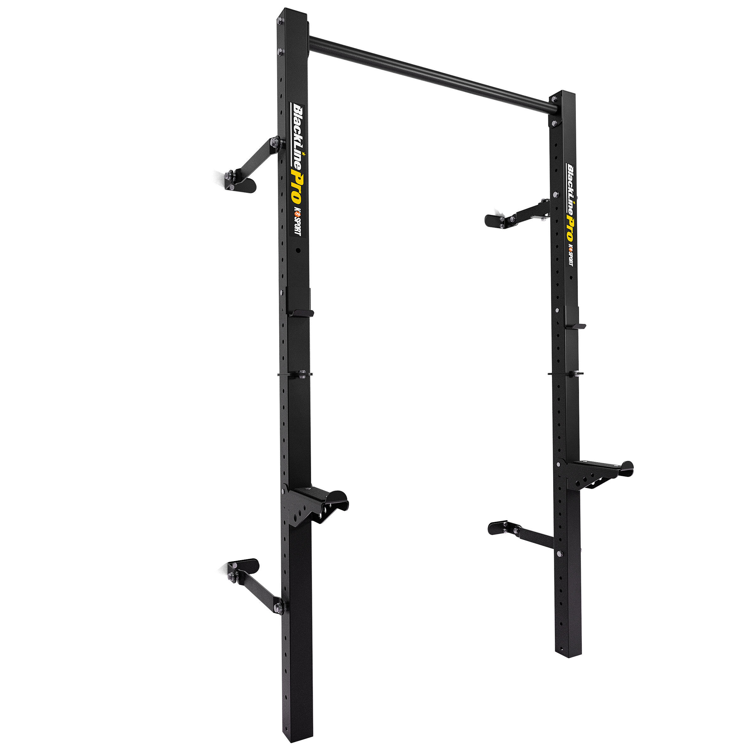 K-sport - Half Rack Pliable Pour Montage Mural - Rack À Squat - Noir|rouge - Taille Unique - Decathlon
