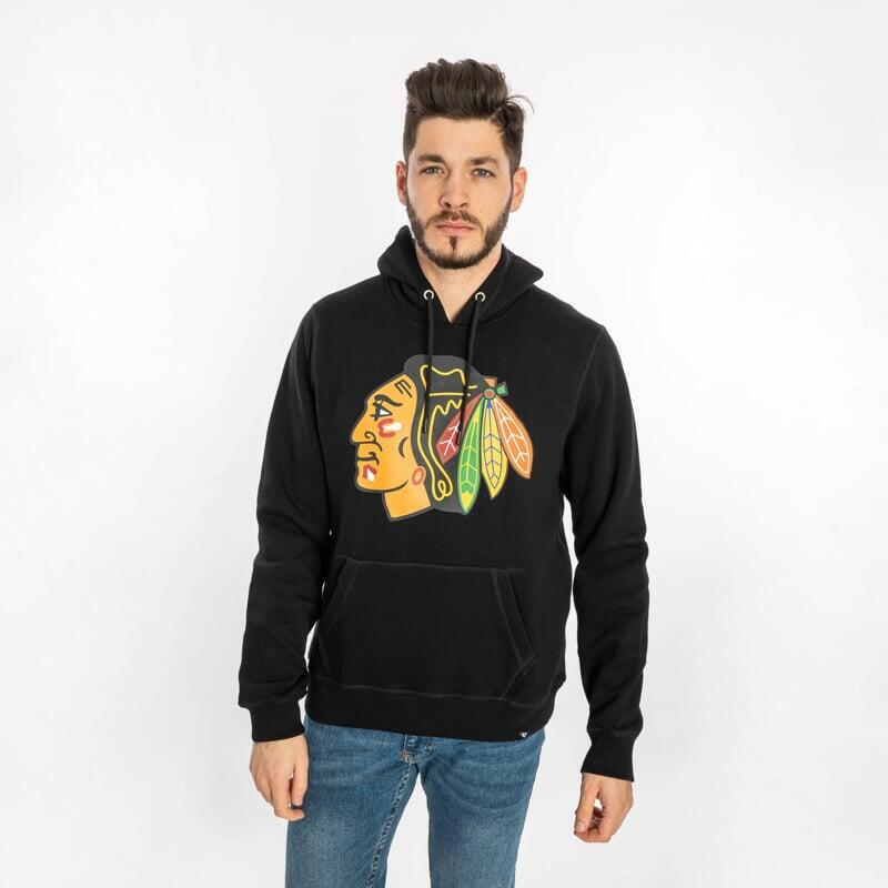 Mikina NHL Chicago Blackhawks Imprint ’47 BURNSIDE Hood 1/4