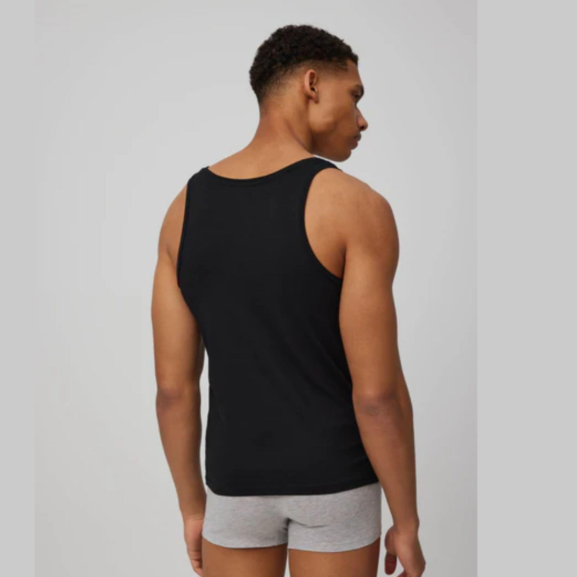 Camiseta interior tirantes negro 2/3