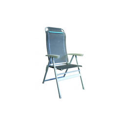 ANTARION Fauteuil pliant Bleu Double Renfort Camping Acapulco