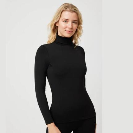 Camiseta Térmica de Mujer Ysabel Mora Cuello Alto y Manga Larga