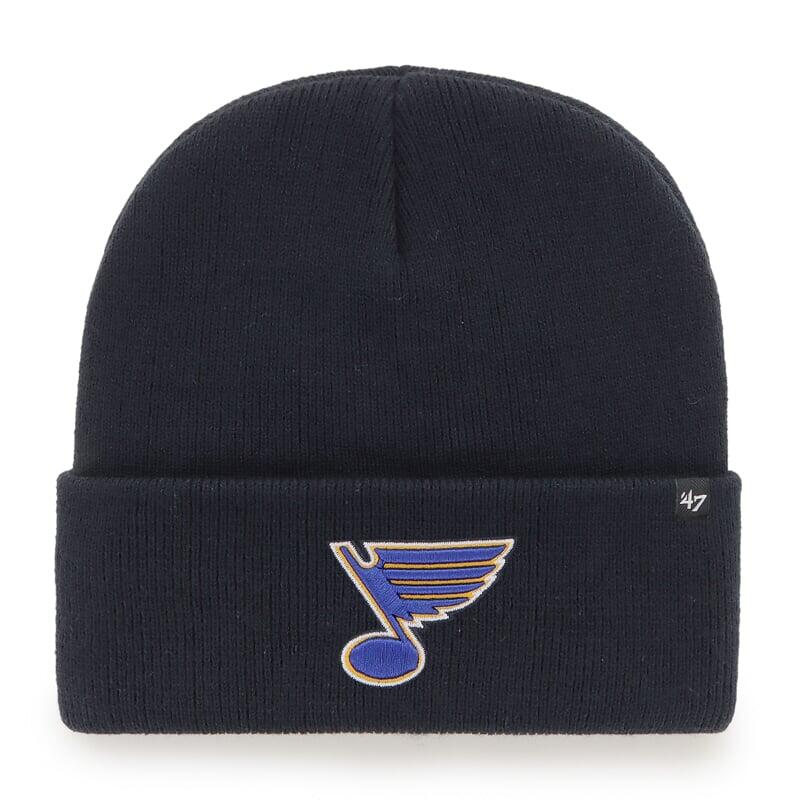 47 BRAND Pletená zimní čepice NHL St Louis Blues Haymaker ’47 CUFF KNIT