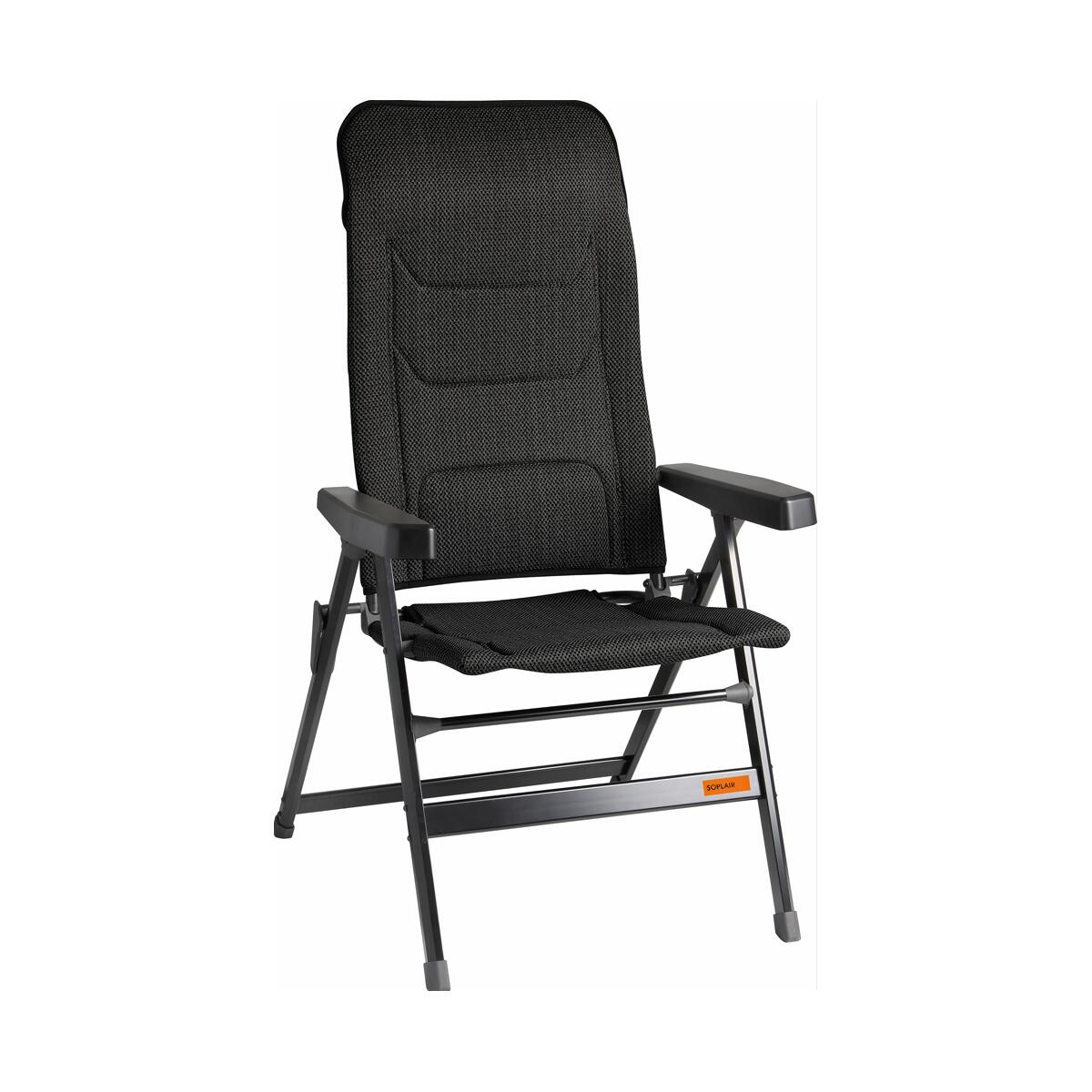Soplair - Soplair Fauteuil Major Toile Mesh 3d Réglable 5 Positions Camping Car Gris - Fauteuil - Gris - Taille Unique - Decathlon