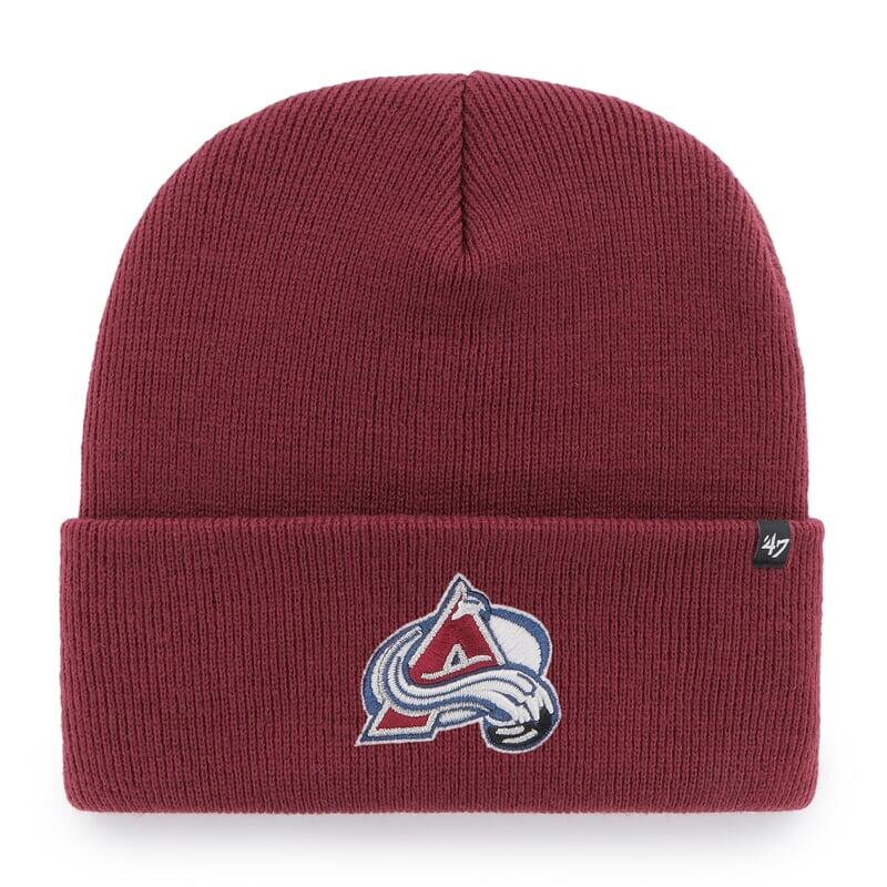 47 BRAND Pletená zimní čepice NHL Colorado Avalanche Haymaker ’47 CUFF KNIT