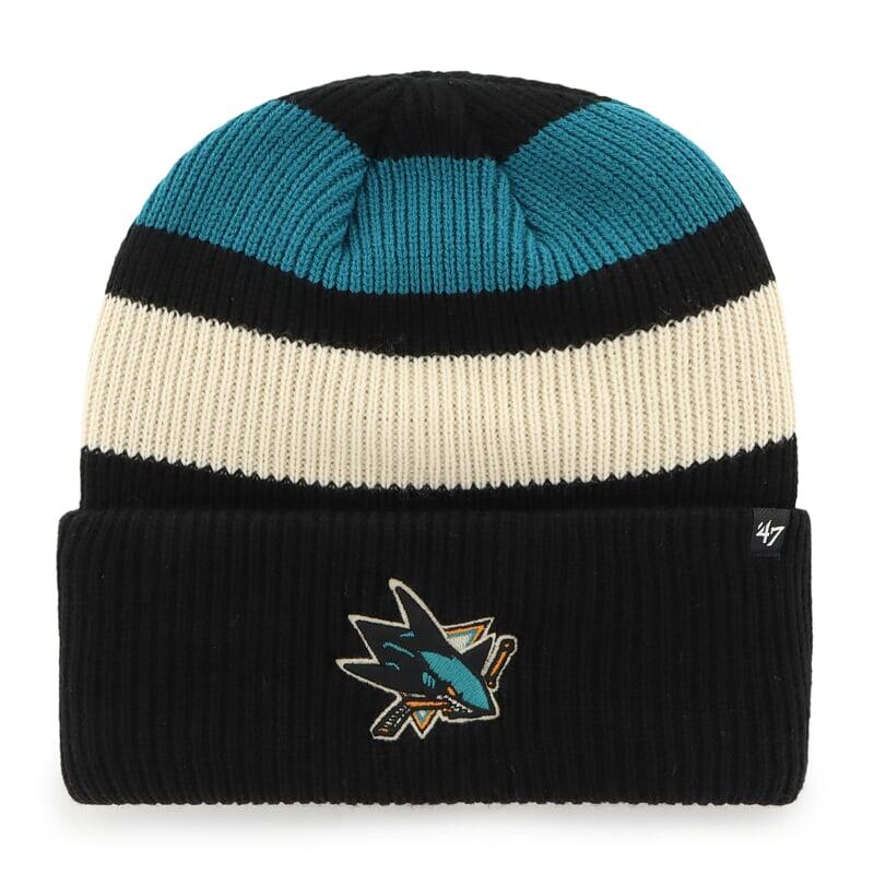 47 BRAND Pletená zimní čepice NHL San Jose Sharks Clubhouse Jennings ’47 CUFF KNIT