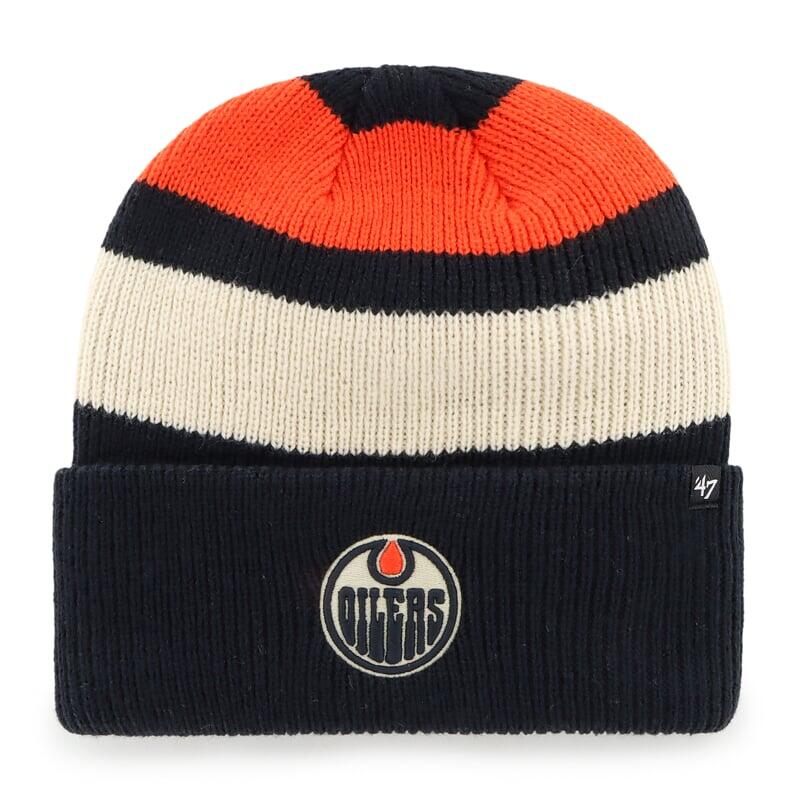 47 BRAND Pletená zimní čepice NHL Edmonton Oilers Clubhouse Jennings ’47 CUFF KNIT