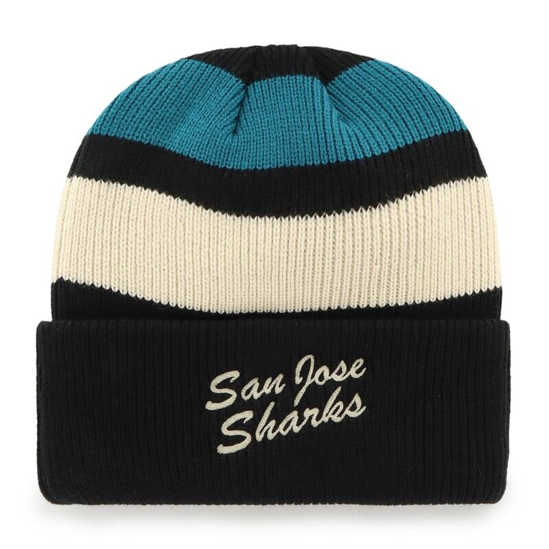 Pletená zimní čepice NHL San Jose Sharks Clubhouse Jennings ’47 CUFF KNIT 2/2