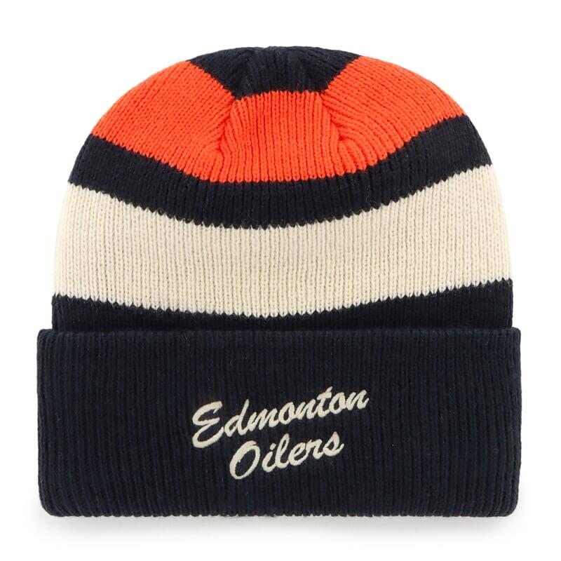 Pletená zimní čepice NHL Edmonton Oilers Clubhouse Jennings ’47 CUFF KNIT 2/2
