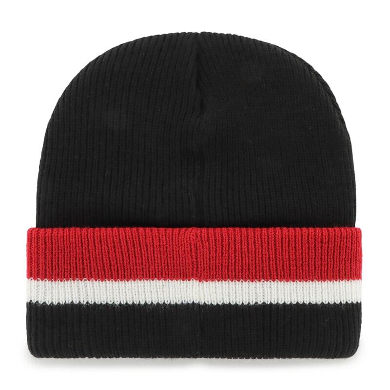 Pletená zimní čepice NHL Chicago Blackhawks Split Cuff 47 CUFF KNIT 2/2
