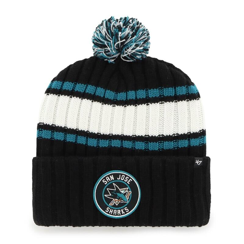 47 BRAND Pletená zimní čepice NHL San Jose Sharks Plateau ’47 CUFF KNIT