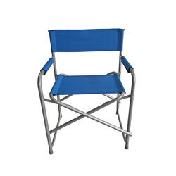 SUNROAD Fauteuil Director Acier Bleu Polyester 600D 10,5 x 48 x 79 cm
