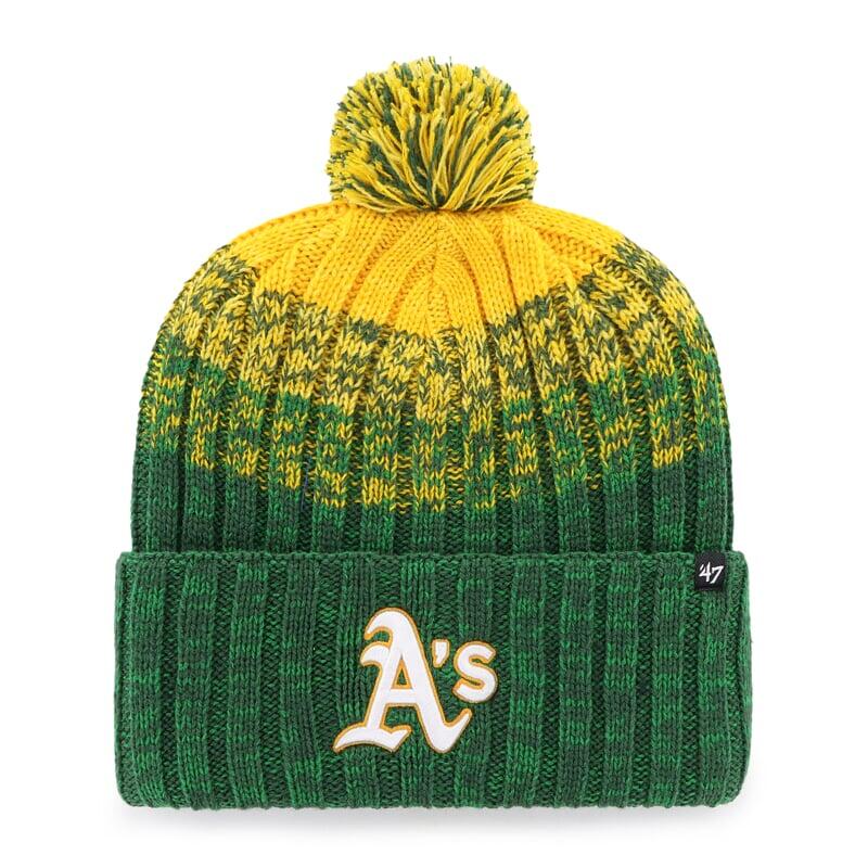 47 BRAND Pletená zimní čepice MLB Oakland Athletics Cascade ’47 CUFF KNIT