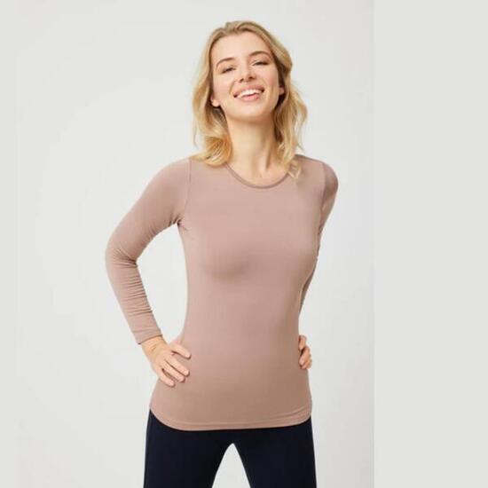Camiseta térmica de Mujer Ysabel Mora manga larga y cuello redondo