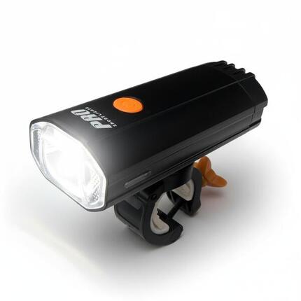 Éclairage avant de vélo LED 1200 lumens rechargeable par USB