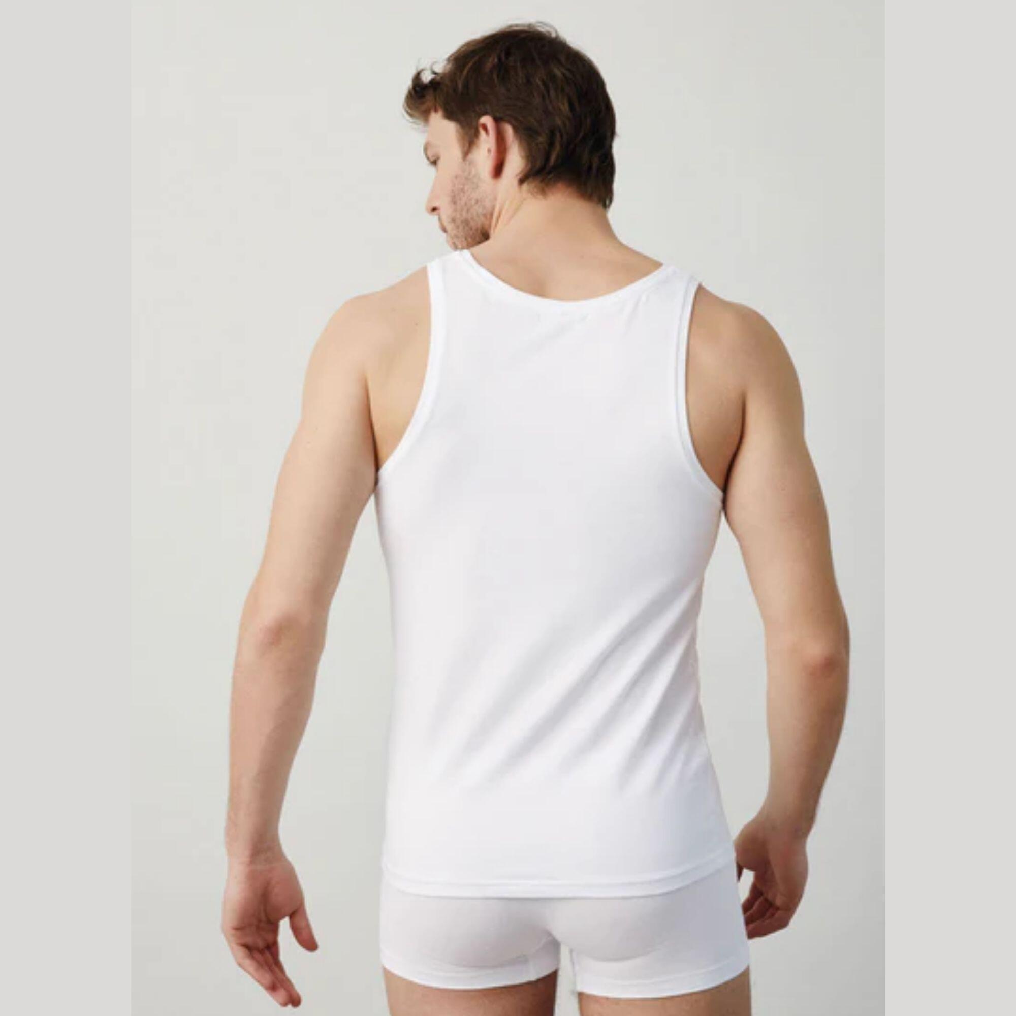 Camiseta interior tirantes blanco 3/3