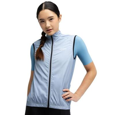Gilet antivento da ciclismo da donna V1-W Klausen Blu