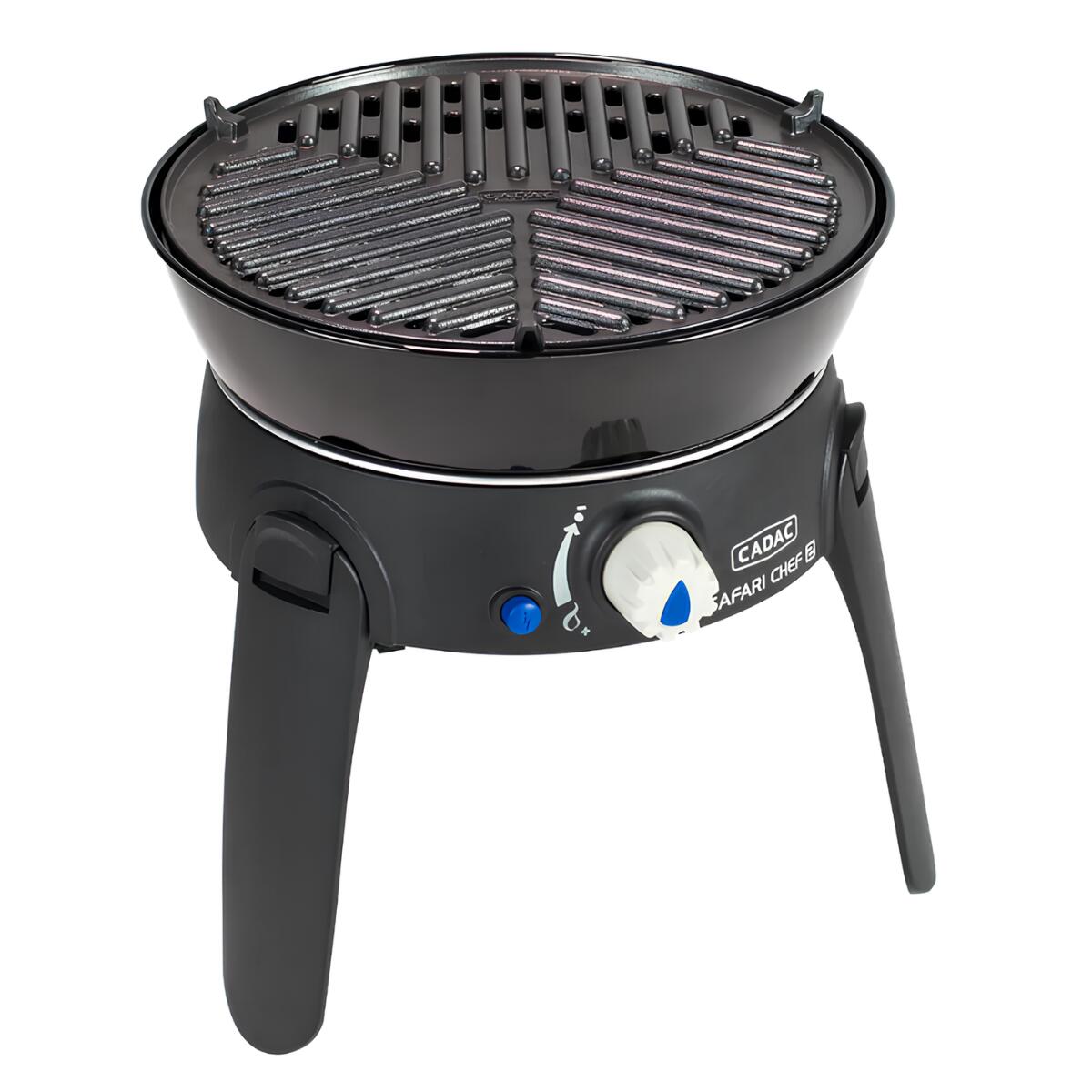 CADAC Safari Chef 30 LP Barbecue Gaz BBQ Grill Spécial Camping Pieds repliables 4/5