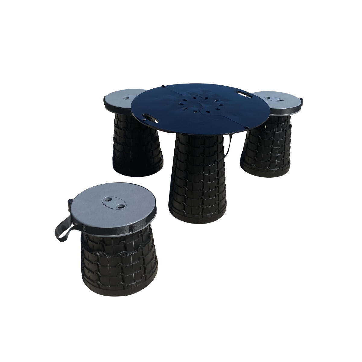 PACK MINI MAX 4 tabourets + 1 plateau pour camping-car, van, fourgon 2/2