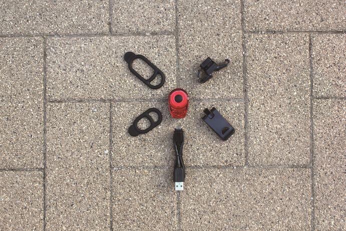 luz trasera de bicicleta usb Moon Ring 2/4