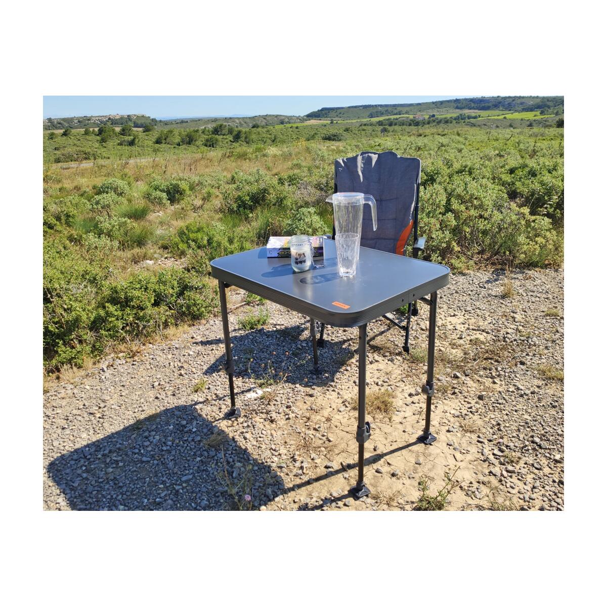 SOPLAIR Table Amica Pliable 2 personnes Camping Car 4/4