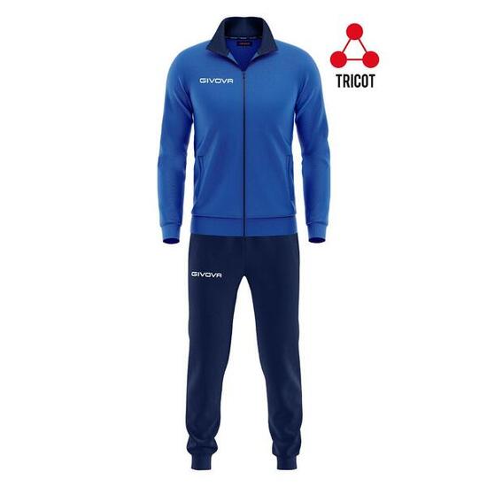 Tute complete uomo ( acetato-poliestere) givova azzurro/blu