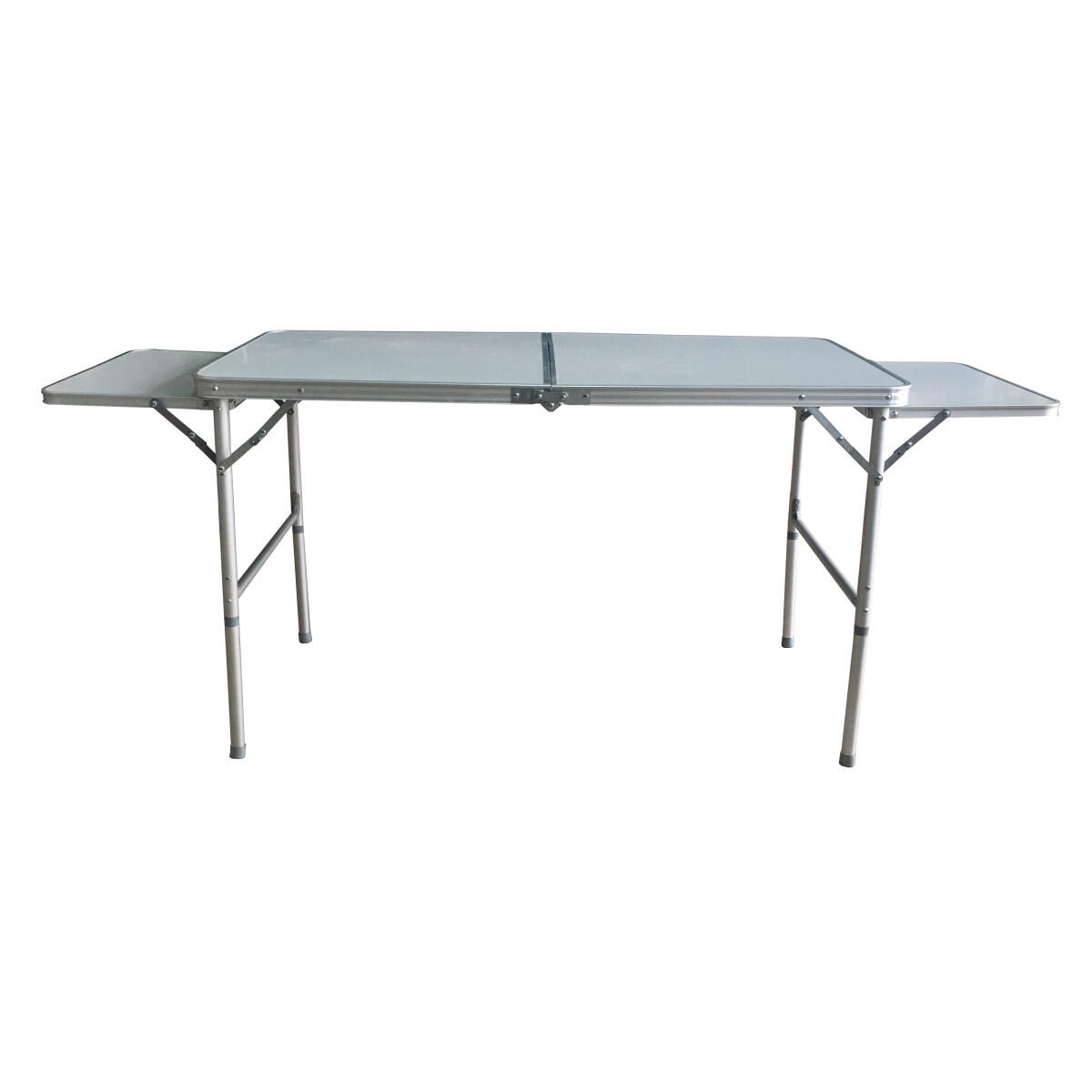 MIDLAND Table Pliante avec Rallonges Pieds Réglables 4 Couverts Camping Car 3/3