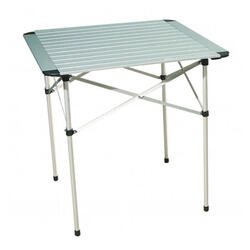 BAYASUN Table pliante Eco idéale 2 personnes Aluminium Gris Camping Car