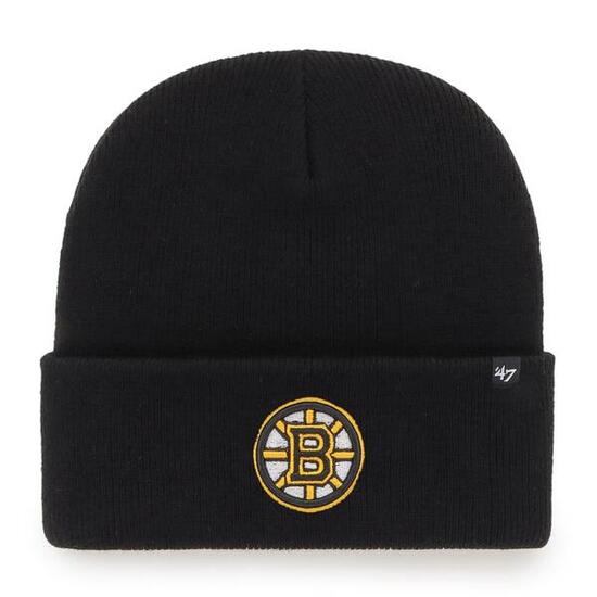 Cappello invernale 47 Brand NHL Boston Bruins Haymaker nero