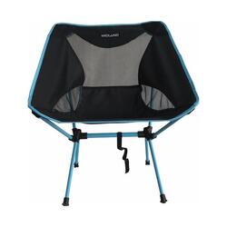 MIDLAND Chaise Moonlight Pliante Ultra Légère Et Compacte Camping Noir/Bleu +