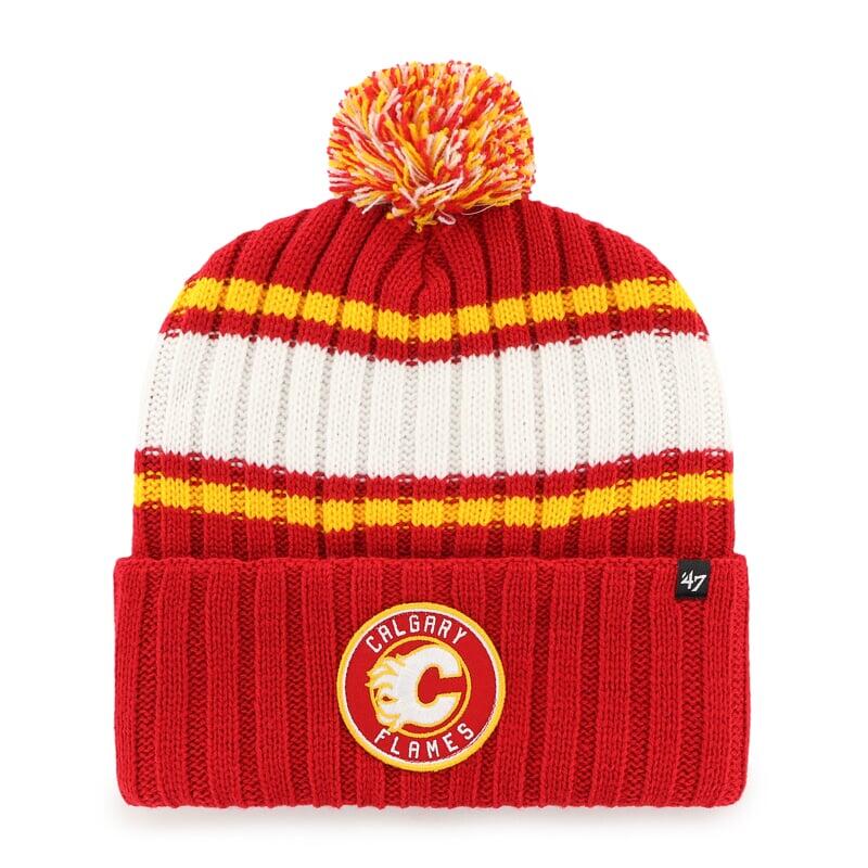 47 BRAND Pletená zimní čepice NHL Calgary Flames Plateau ’47 CUFF KNIT