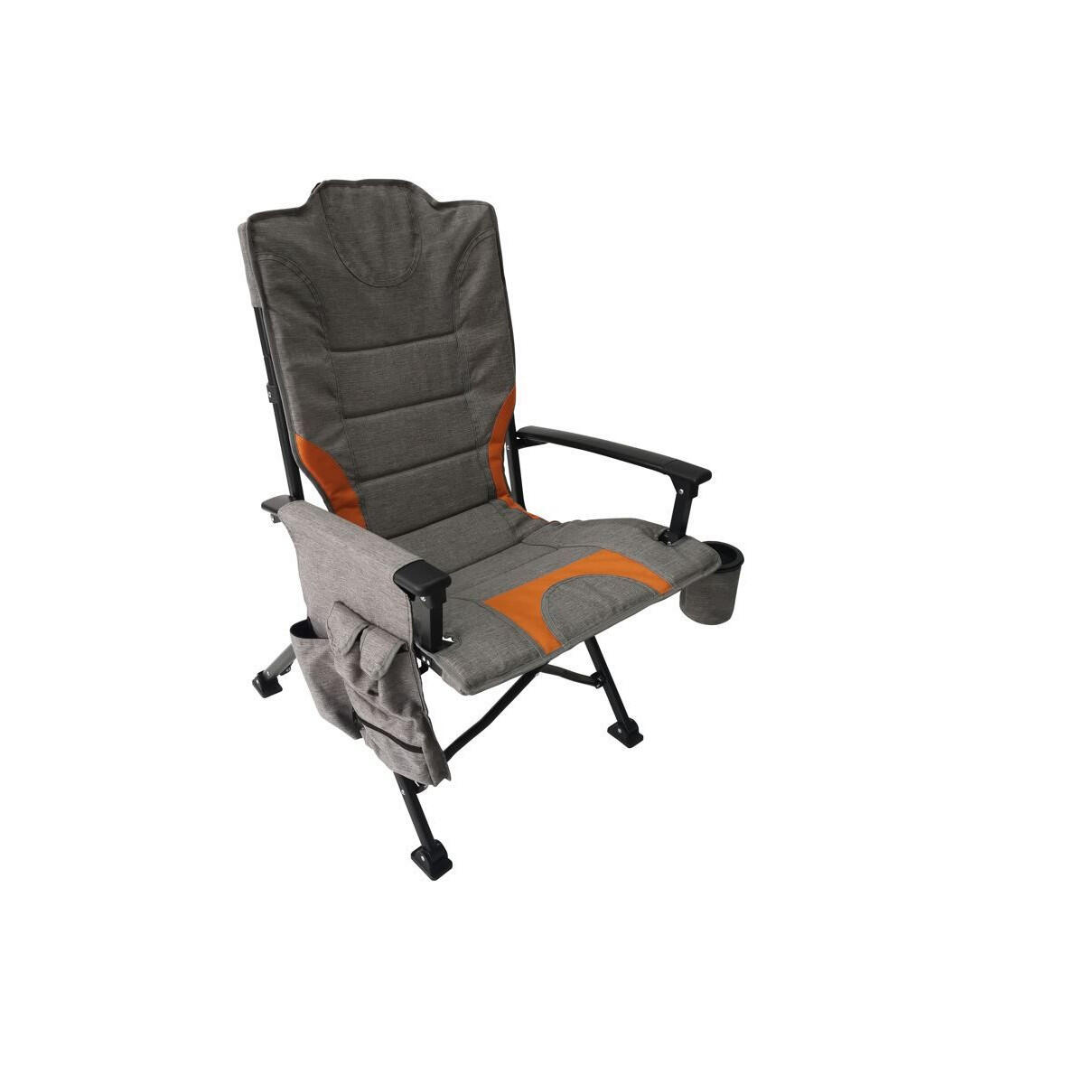 Soplair - Soplair Fauteuil De Camping Pliant Taïga Porte-gobelet Poches De Rangement - Fauteuil - Gris - Taille Unique - Decathlon