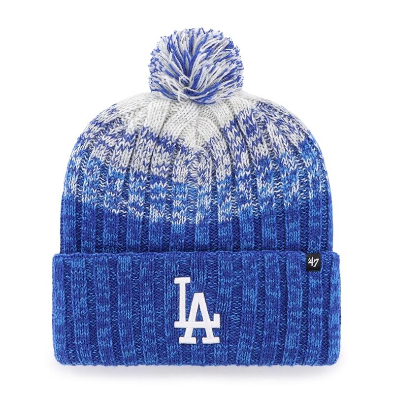 47 BRAND Pletená zimní čepice MLB Los Angeles Dodgers Cascade ’47 CUFF KNIT