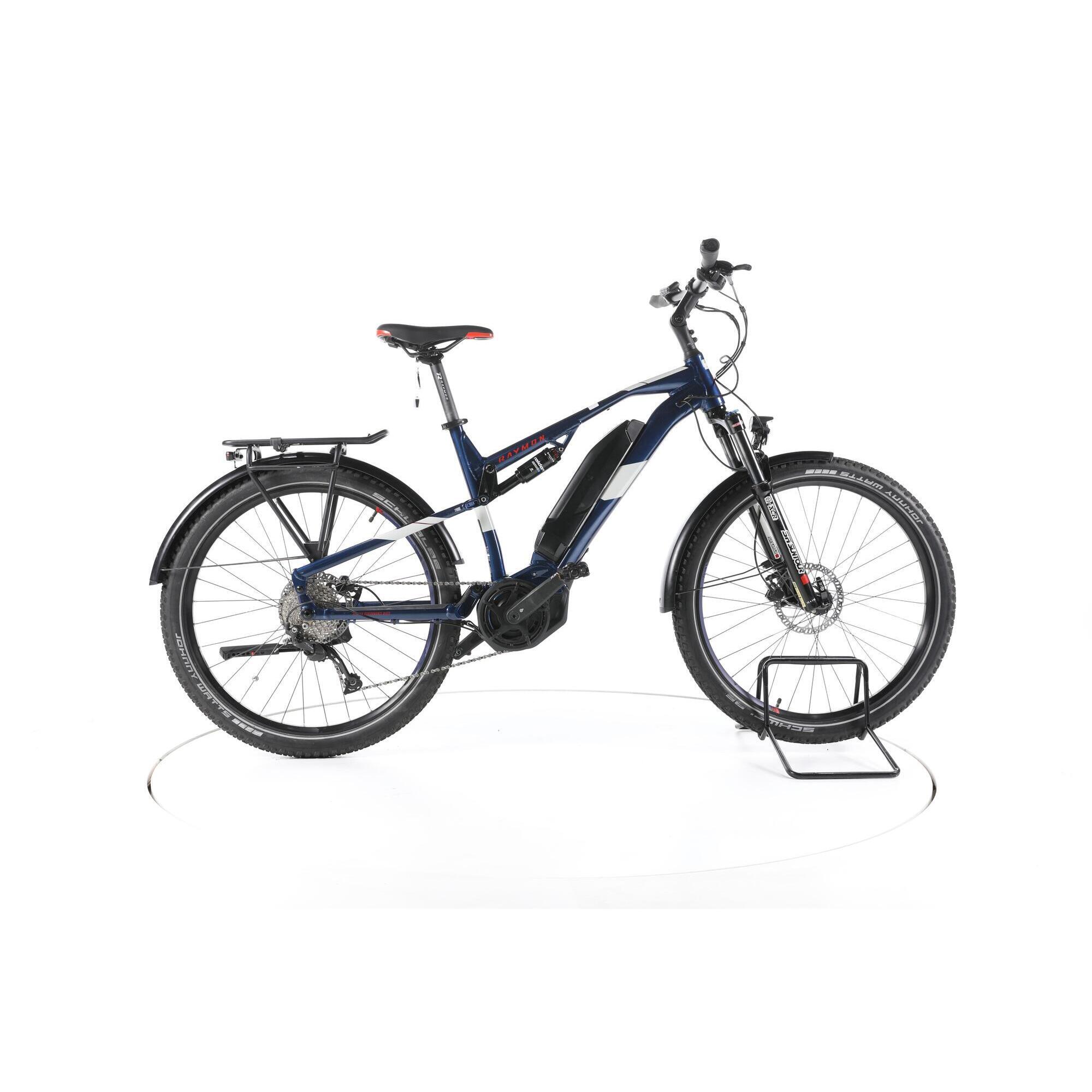 Raymon - Reconditionné - R Raymon Crossray Fs E 4.0 Suv Vélo Électrique - Bon - Vélo Tout Chemin - Bleu - 48 Xl - Decathlon